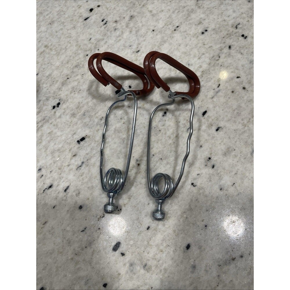 Vintage Shop Light Clamp Set Of 2 For 60s 80s Shop Work Lights Metal Rubber